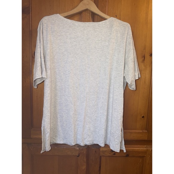 lululemon athletica Tops - Lululemon Shirt Women's 14 Boatneck Tee T Short Sleeve Run Yoga Gray All Yours